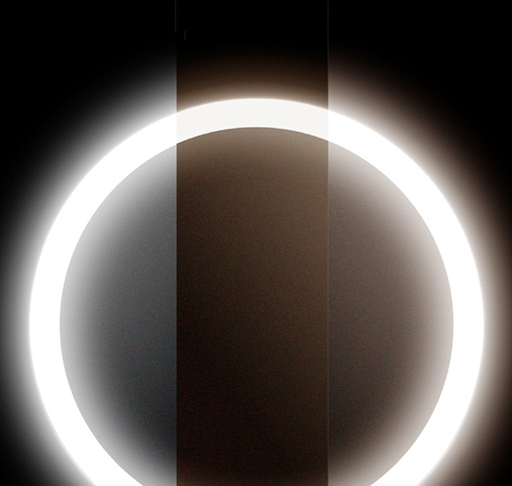 LED Makeup Mirror Desktop Girls Dormitory With Light Storage Box Home Decor