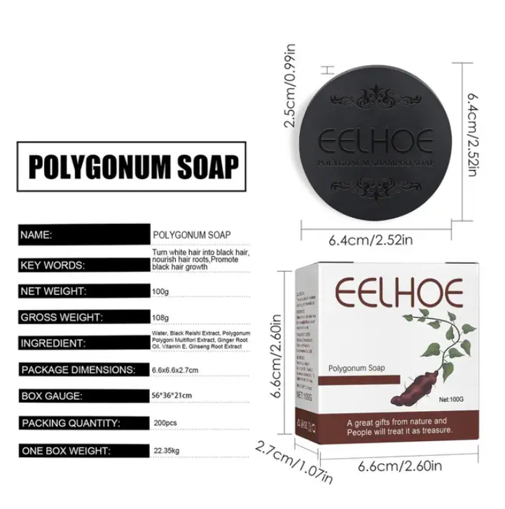 EELHOE Polygonum Shampoo Soap