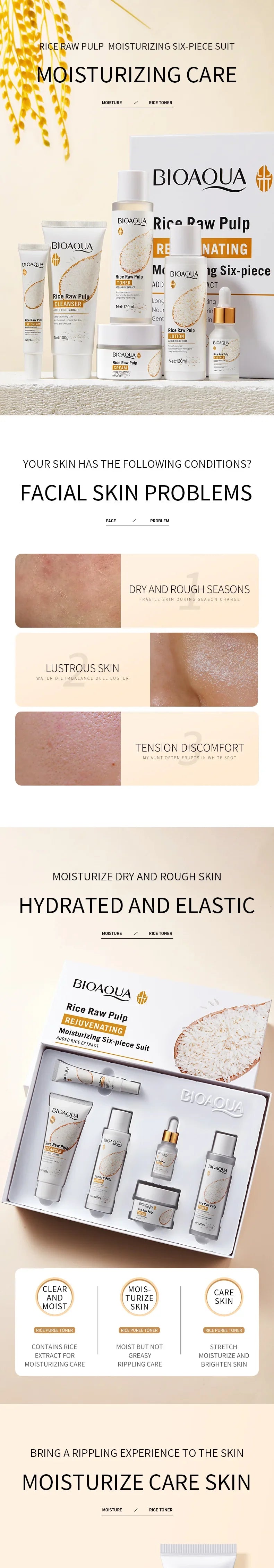 Rice Raw Pulp Skin Care Set