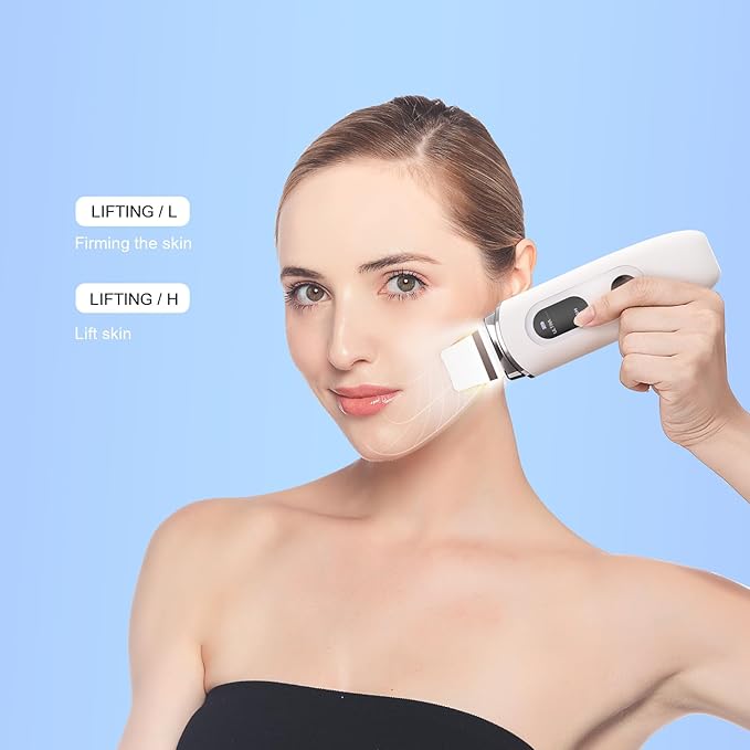 waterproof Skin Scrubber Ultrasonic Peeling Beauty Machine for Skin Rejuvenation