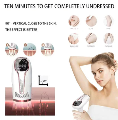 Babyverse IPL Laser Hair Removal Device – Permanent Painless Hair Remover for Women & Men